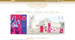 Desktop Screenshot of historiae.fr