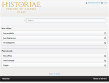 Tablet Screenshot of historiae.fr
